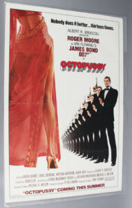 1983 Octopussy One Sheet James Bond Movie Poster -Advance Style A