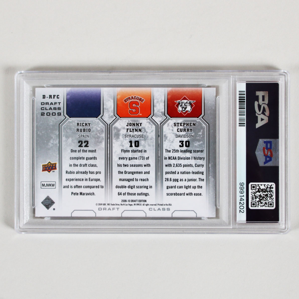 貴重美品 Stephen Curry Rubio RC 09 UD Draft 貴重美品 Stephen Curry Rubio RC 09 UD Draft 貴重美品 Stephen