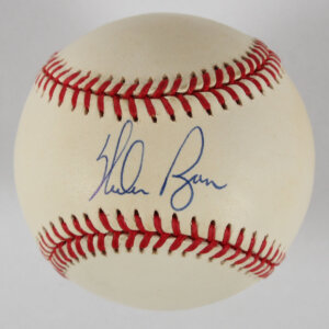 Nolan Ryan Signed Baseball Rangers - COA JSA
