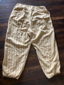 New York Yankees Game-Worn Flannel Pants Attributed to Lou Gehrig COA 100% Authentic Team