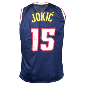 Nikola Jokić Signed Jersey Custom Style COA BAS Witness