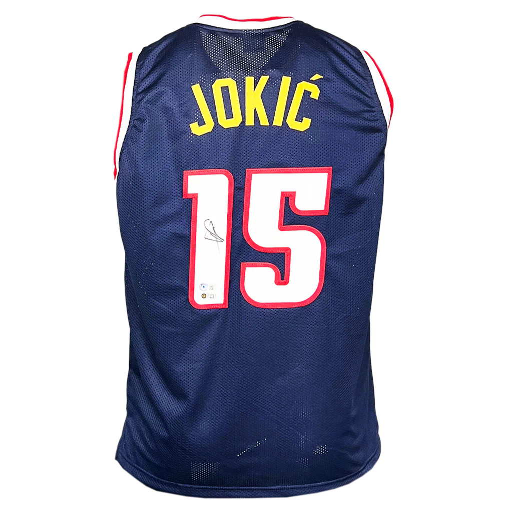 Nikola Jokić Signed Jersey Custom Style COA BAS Witness