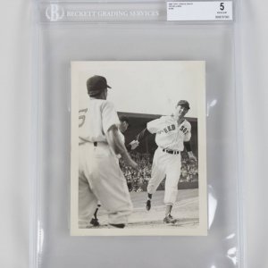 1941 Boston Red Sox Ted Williams - Type 1 Press Photo (5 Excellent)