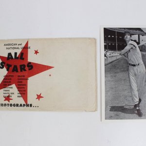 1957 American & National League All-Star Photo Pack - Boston Red Sox Ted Williams 6"x 8.5" Photo (w/Envelope)
