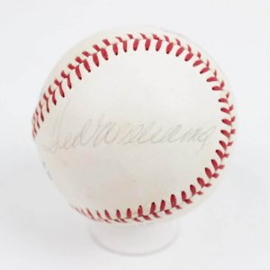 Boston Red Sox HOFers Signed Baseball Ted Williams, Carl Yastrzemski & Wade Boggs