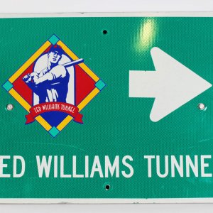 Boston Red Sox Ted Williams Tunnel Sign