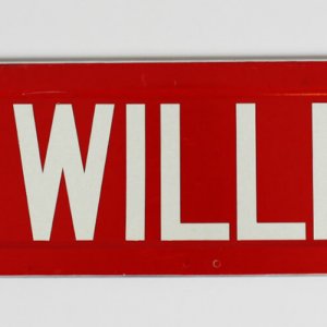 Boston Red Sox Ted Williams " Ted Williams Way " Sign