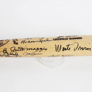 Joe Cronin Model Bat Signed By 13  Ted Williams
