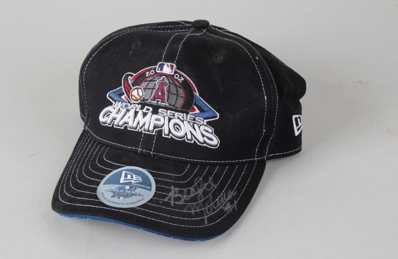 2002 Aneheim Angeles World Series Champions - Bengie Molina Signed WS New Era Cap Hat79287_01_lg 2002 Aneheim Angeles World Series Champions - Bengie Molina Signed WS New Era Cap Hat