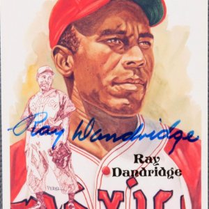 Ray Dandridge Autographed Limited Edition 752/10000 Postcard HOF