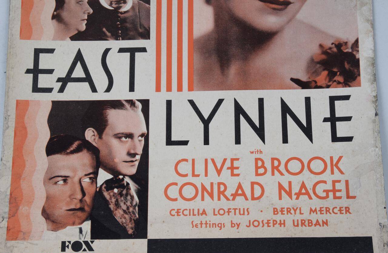 1931 East Lynne Starring Ann Harding Movie 14x22 Lobby Card Memorabilia Expert