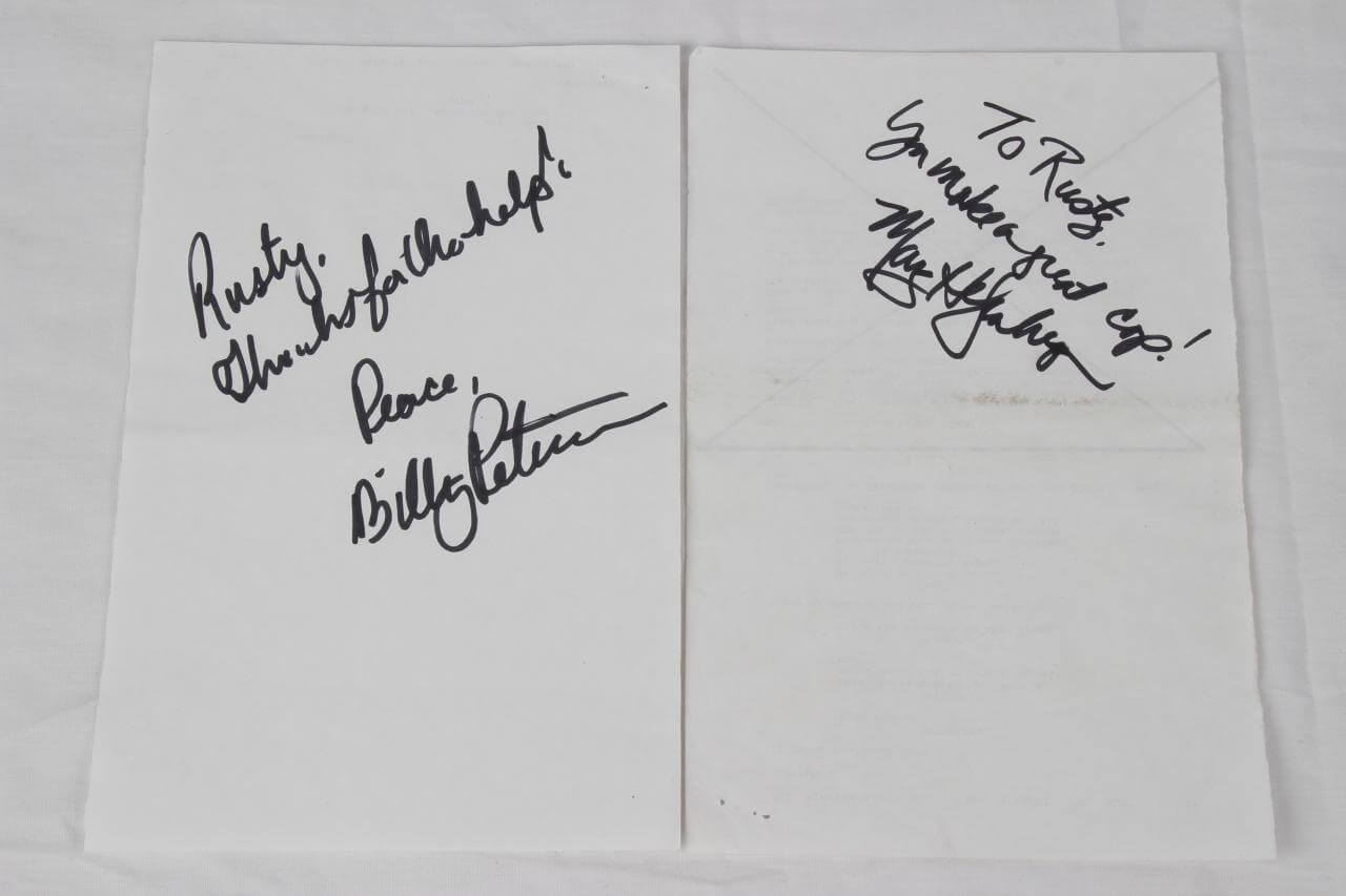 2003 CSI Television Show - "Inside the Box" Episode - Pair of Production Sides Signed by William Peterson & Marg Helgenberger 2003 CSI Television Show - "Inside the Box" Episode - Pair of Production Sides Signed by William Peterson & Marg Helgenberger