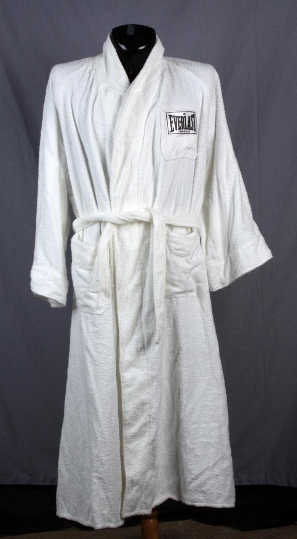 Muhammad Ali Training Worn Terry Cloth Robe (Incl. Ali Signed LOA)
