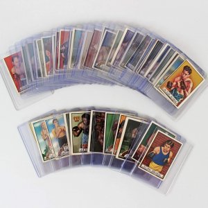 1951 Topps Ringside Card Lot (44) feat. John Sullivan, Jim Jeffries, Joe Louis, Kid Gavilan etc.
