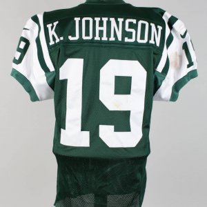 1999 New York Jets - Keyshawn Johnson Game-Worn Home Jersey