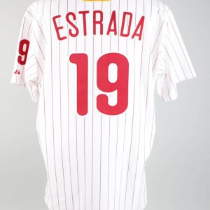 2001 Johnny Estrada Game-Worn Phillies Jersey