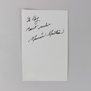 Actress - Marion Martin Signed 4x6 Cut (JSA)