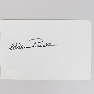 Actor - William Powell Signed 4x6 Cut (JSA)