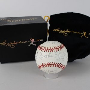 Orioles - Brooks Robinson Signed & Inscribed LE 275/1000 OML Baseball (COA)