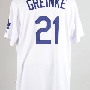 2015 Los Angeles Dodgers - Zack Greinke Game-Worn Jersey (Feat. Majestic Inventory Tagging)