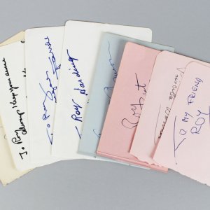 Silent Movie Star Signed Lot (9) Vintage Album Page Cuts (JSA)