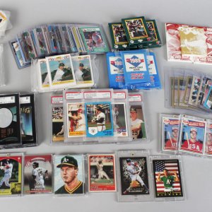 Mega Oakland A's Mark McGwire Card Lot Feat. Rookies, Minor League, Inserts, Sets, Graded etc.