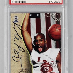 1996 Score Board - Los Angeles Lakers Kobe Bryant PSA/DNA Authentic Signed Auto Rookie Card