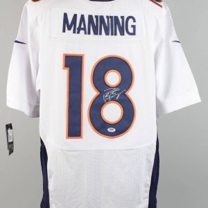 Denver Broncos - Peyton Manning Signed Jersey - COA PSA/DNA