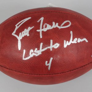 Green Bay Packers - Brett Favre Signed & Inscribed LE 9/44 Football - Player Hologram