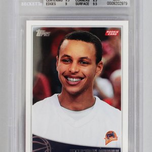 2009-10 Topps - Warriors Stephen Curry Rookie Card (#321) Beckett Graded 9 MINT