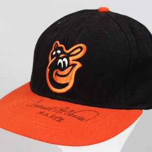 Baltimore Orioles - Frank Robinson Signed & Inscribed "HOF 82" Baseball Hat - JSA