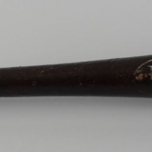 1990s Atlanta Braves Dave Justice Signed, Game-Used Black Louisville Slugger R161 Bat