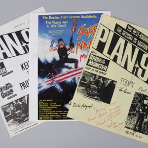 Peter George & (2) Paul Marco Signed 8x10 Movie Photo Promos - COA