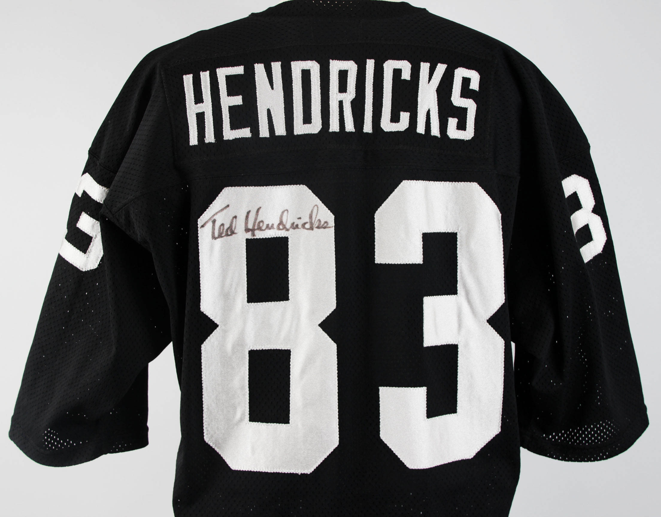 Oakland Raiders – Ted Hendricks Game-Worn, Signed Jersey – -COA 100%