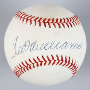 Boston Red Sox - Ted Williams Signed OAL Baseball - UDA