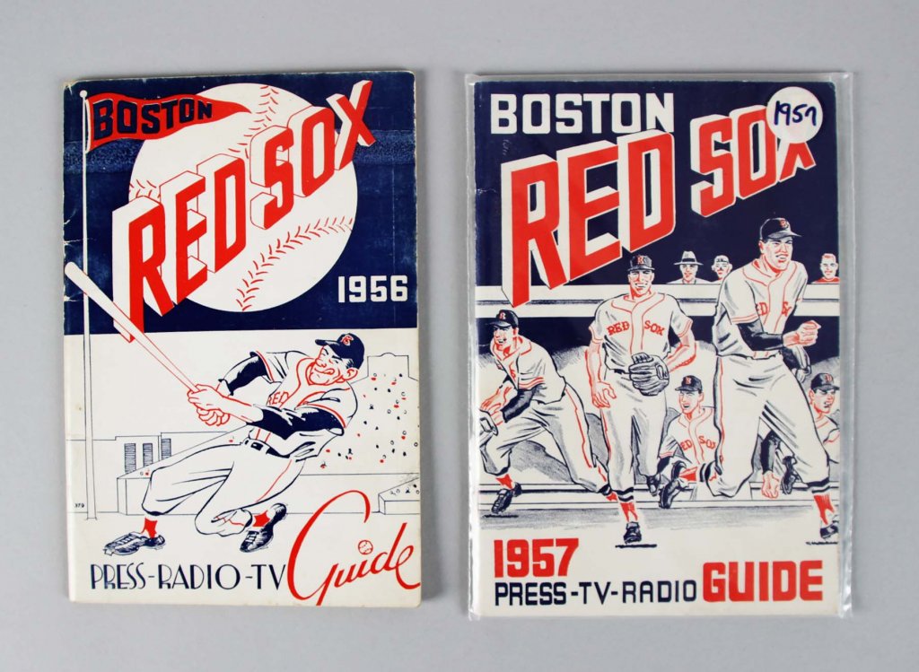 195661 Boston Red Sox Press, TV, Radio Guide Lot (6) Memorabilia Expert