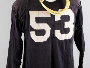 Late 1950's Game-Worn Helmet and Jersey