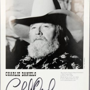 Country Star - Charlie Daniels Signed 8x10 Photo - JSA