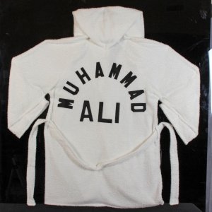 Muhammad Ali Terry Cloth Game-Worn-Used Training Everlast Robe With Signed Letter From Ali