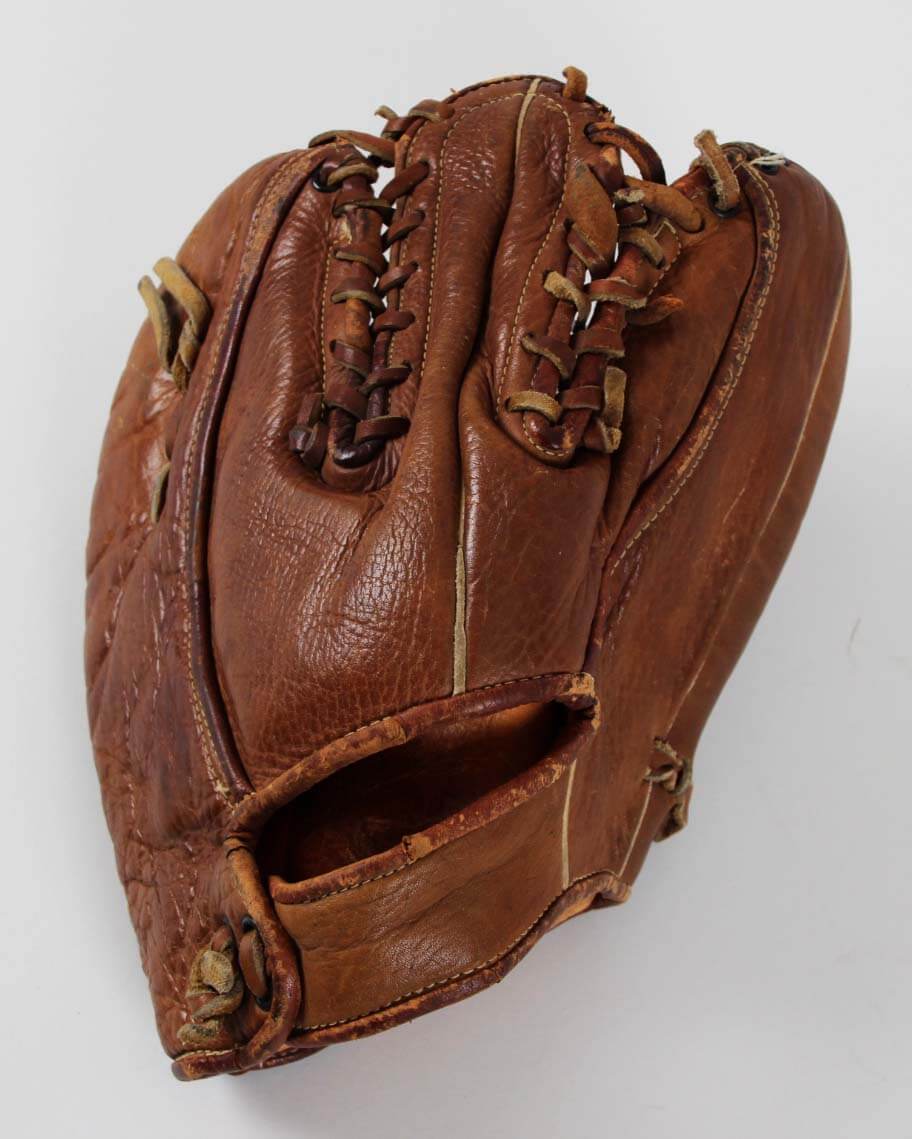 194855 Vintage First Baseman Baseball Glove Mitt Memorabilia Expert