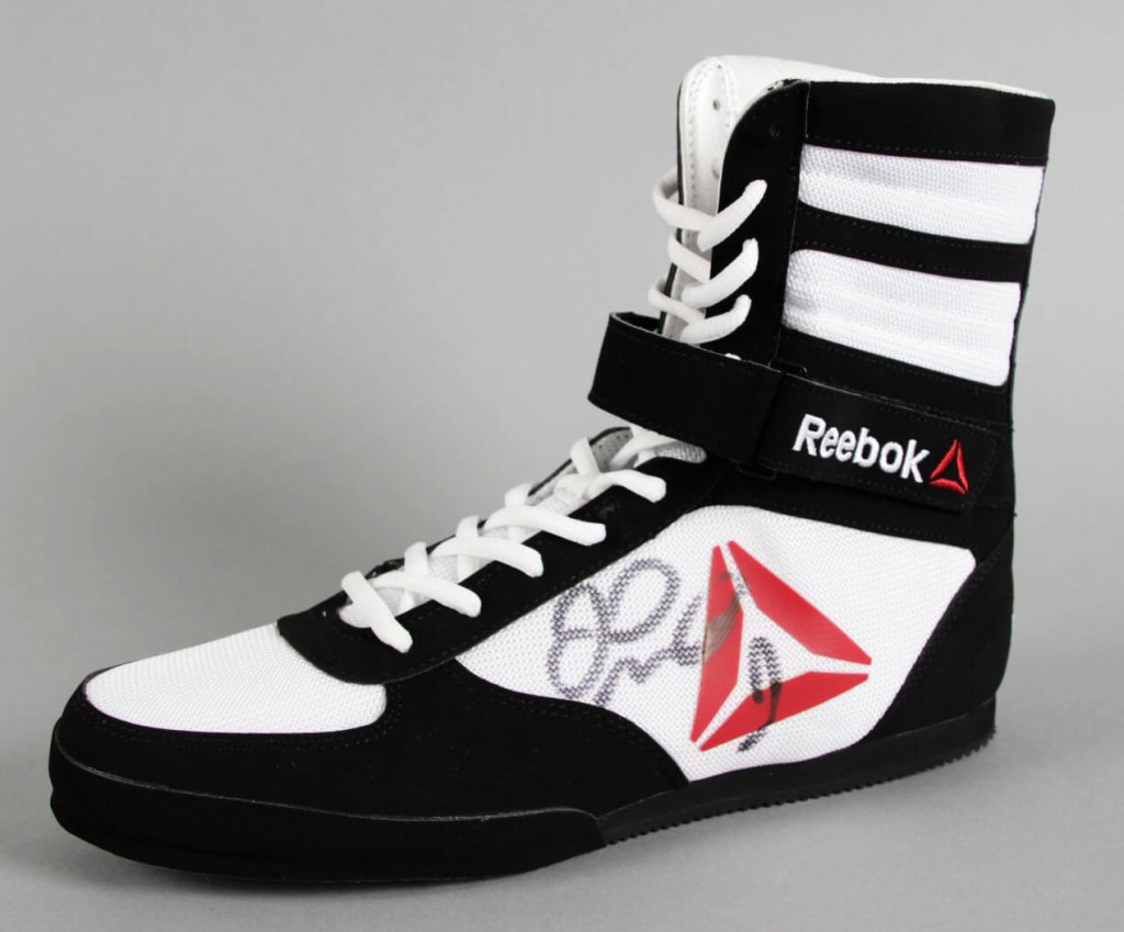 Floyd Mayweather Jr. Signed Boxing Shoe COA JSA Memorabilia Expert