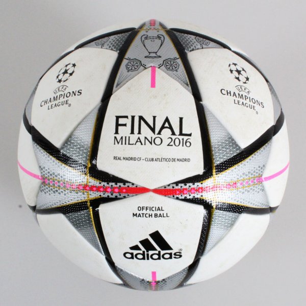 2016 Champions League Final GameUsed Soccer Ball Milano COA 100 Team Memorabilia Expert