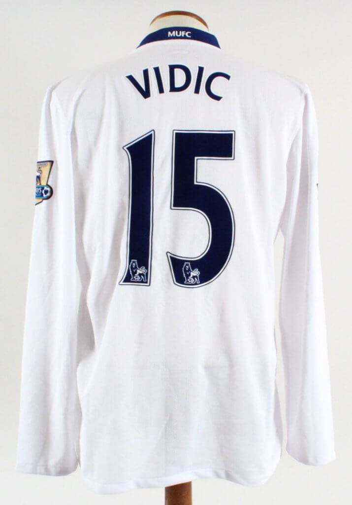 2009 Nemanja Vidic Game-Worn Jersey Manchester United F.C