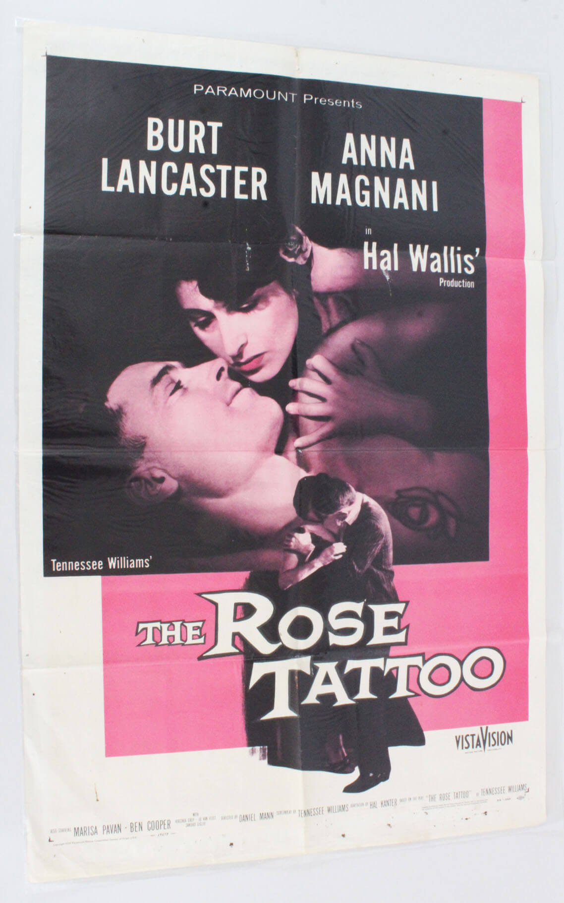 1955 The Rose Tattoo Movie Poster One Sheet 55/350 Memorabilia Expert