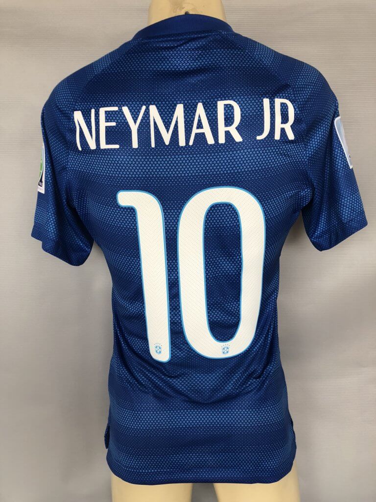 2014 World Cup Neymar Game-Issue Jersey 100% Authentic Team & Provenance - Memorabilia Expert