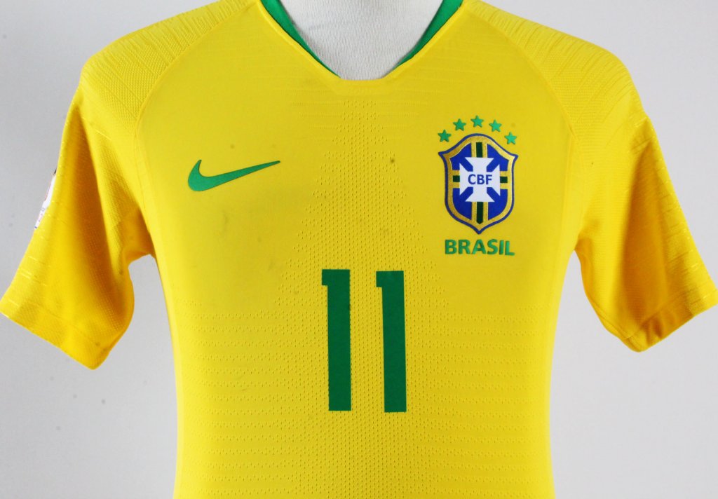Flocage Officiel Brésil - Coutinho - Coupe Du Monde 2018 - Extérieur Jaune - Footpress