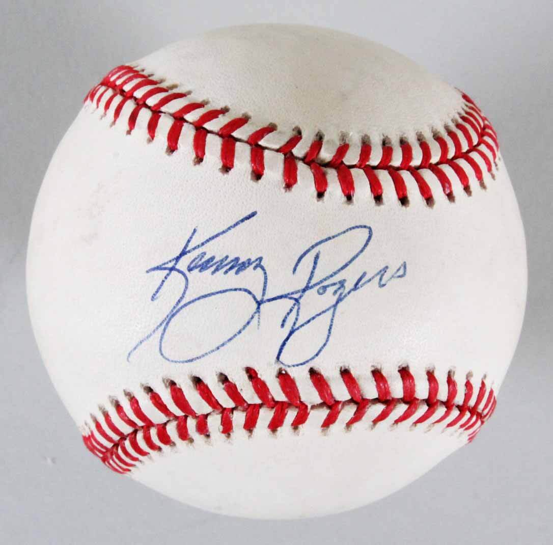 Kenny Rogers Signed Baseball Tigers COA JSA Memorabilia Expert
