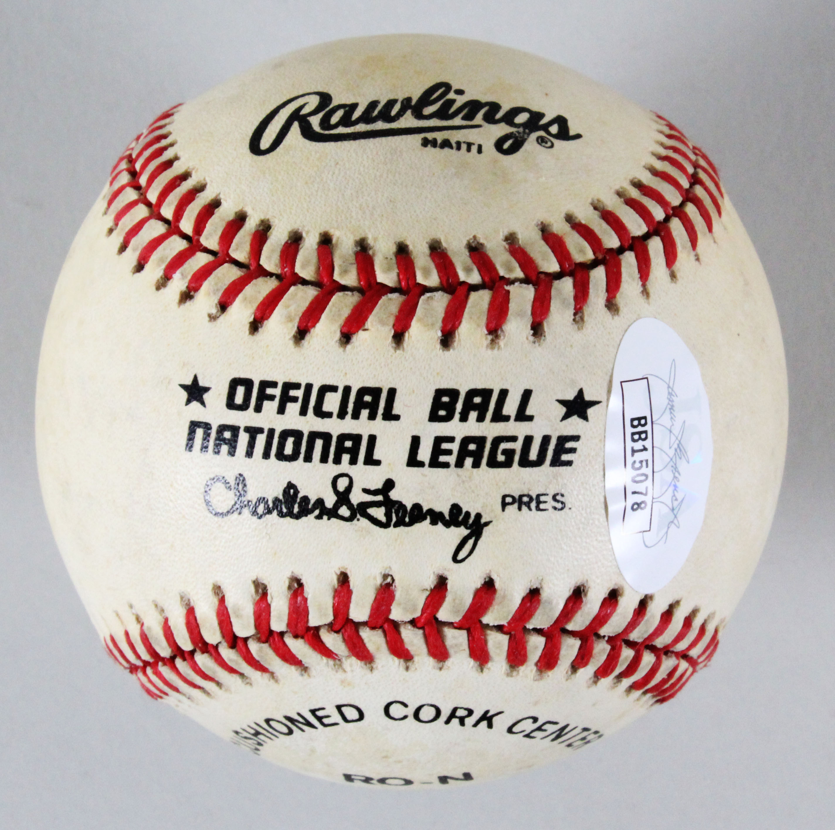 Edd Roush Signed Baseball Reds COA JSA (zq 123) Memorabilia Expert