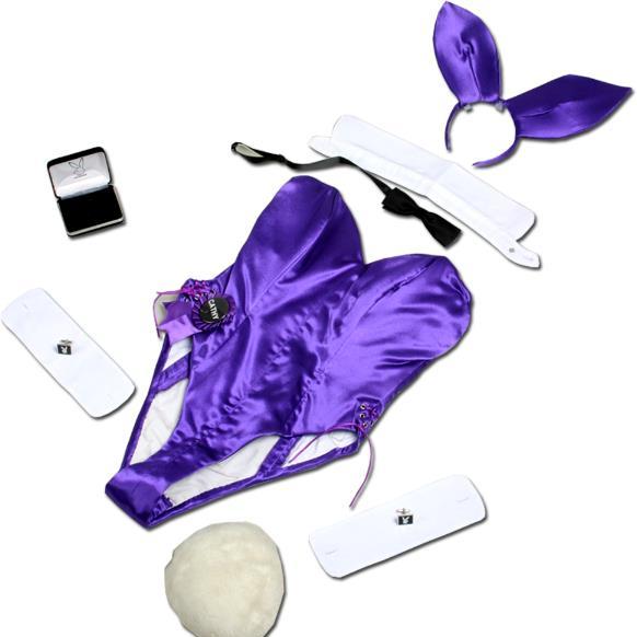 purple playboy bunny outfit