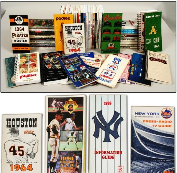 196490 MLB Media Guides (58 Different) Memorabilia Expert
